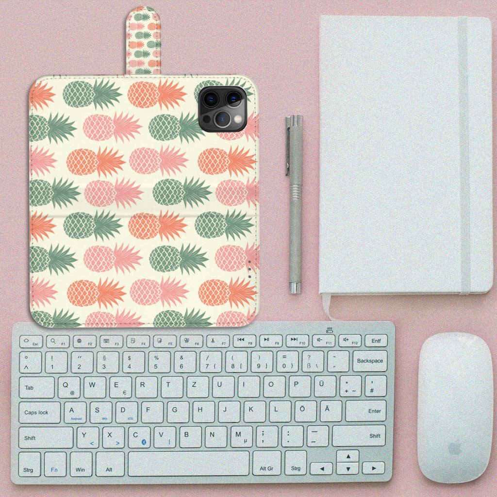 Apple iPhone 12 Pro Max Book Cover Ananas