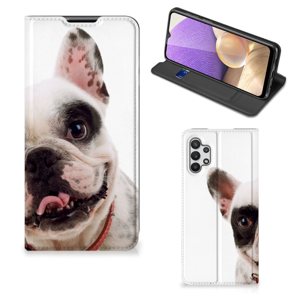 Samsung Galaxy A32 5G Hoesje maken Franse Bulldog - B2C Telecom