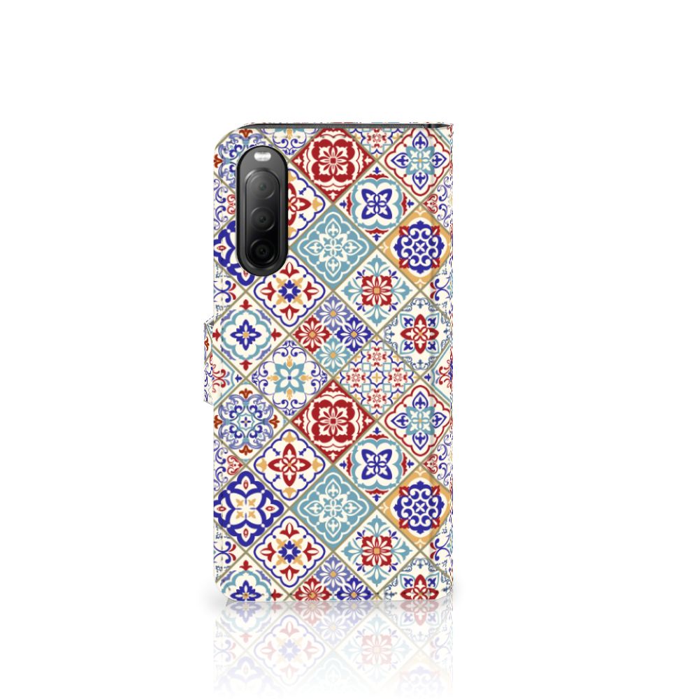 Sony Xperia 10 IV Bookcase Tiles Color