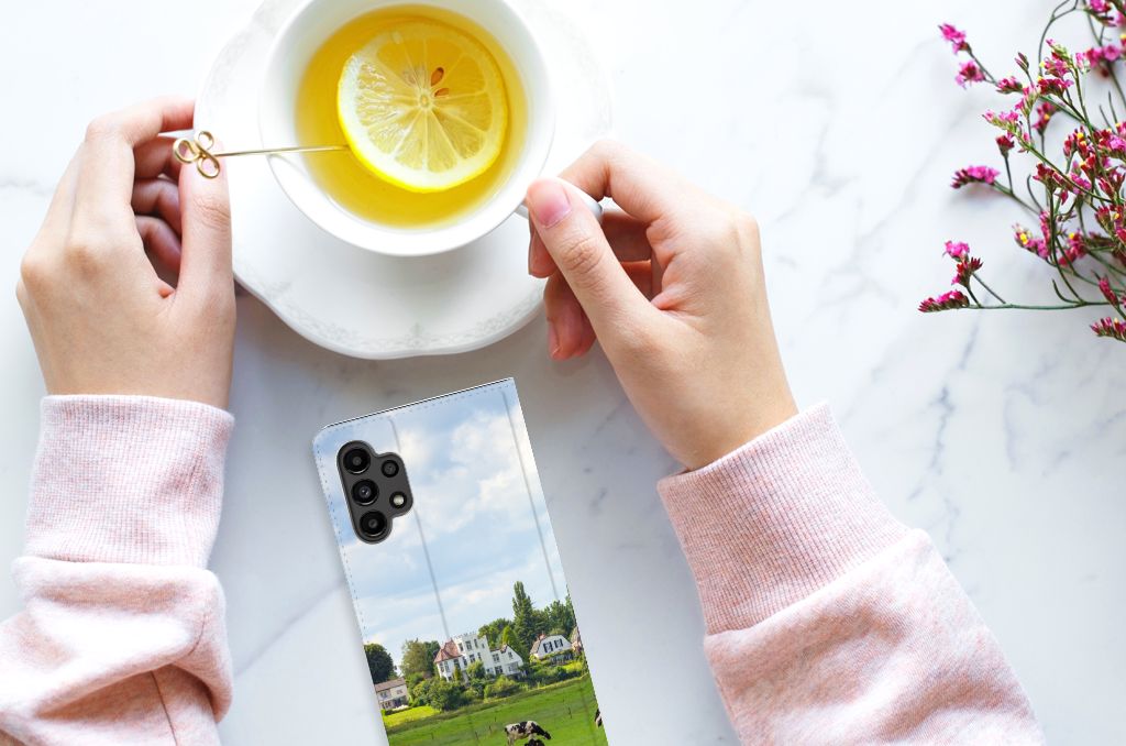 Samsung Galaxy A13 (4G) Hoesje maken Koeien - B2C Telecom