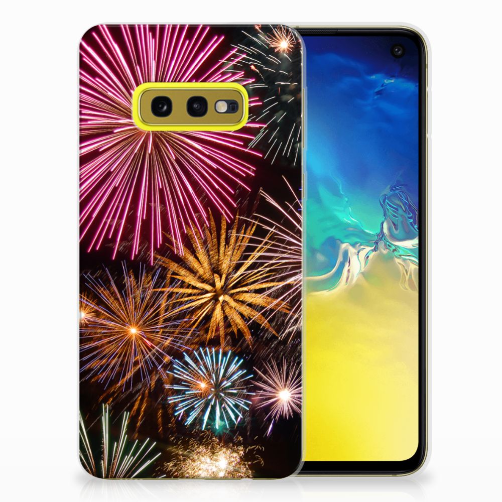 Samsung Galaxy S10e Silicone Back Cover Vuurwerk