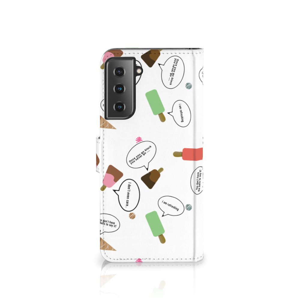 Samsung Galaxy S21 Plus Book Cover IJsjes