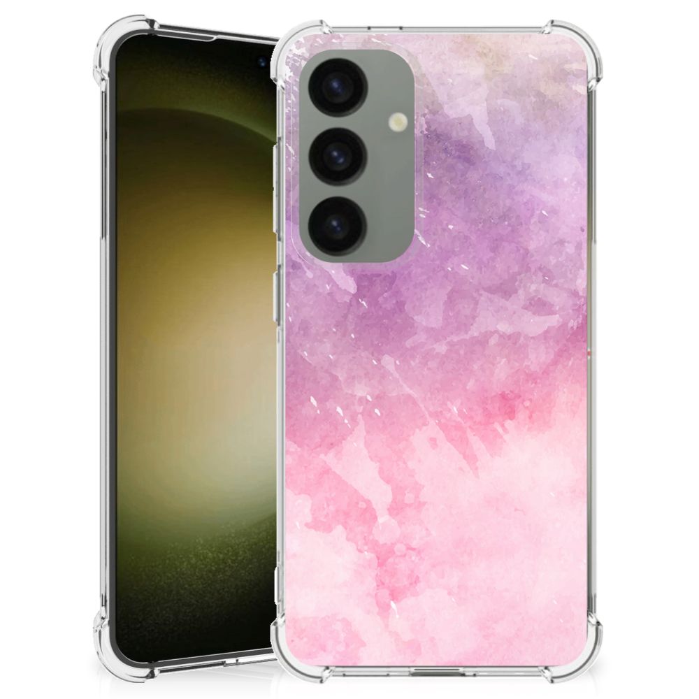 Back Cover Samsung Galaxy S24 Pink Purple Paint