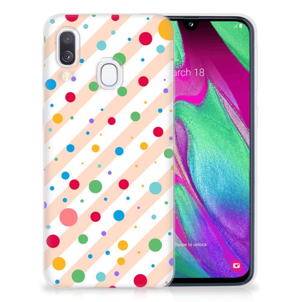 Samsung Galaxy A40 TPU bumper Dots