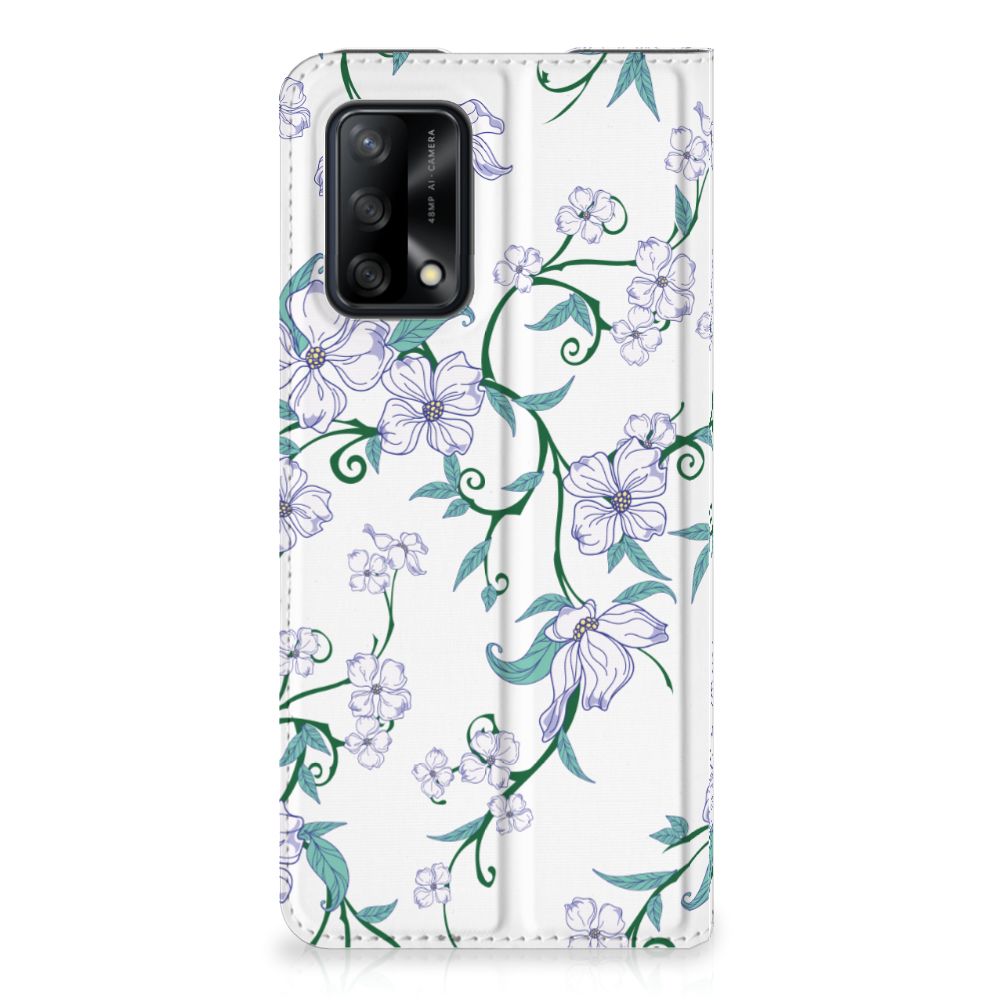 OPPO A74 4G Uniek Smart Cover Blossom White - B2C Telecom