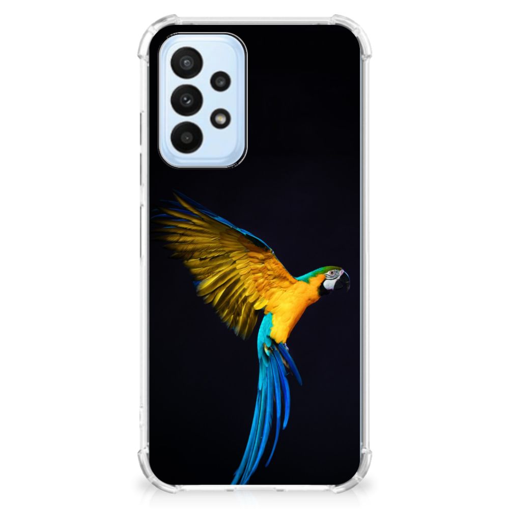 Samsung Galaxy A23 Case Anti-shock Papegaai - B2C Telecom