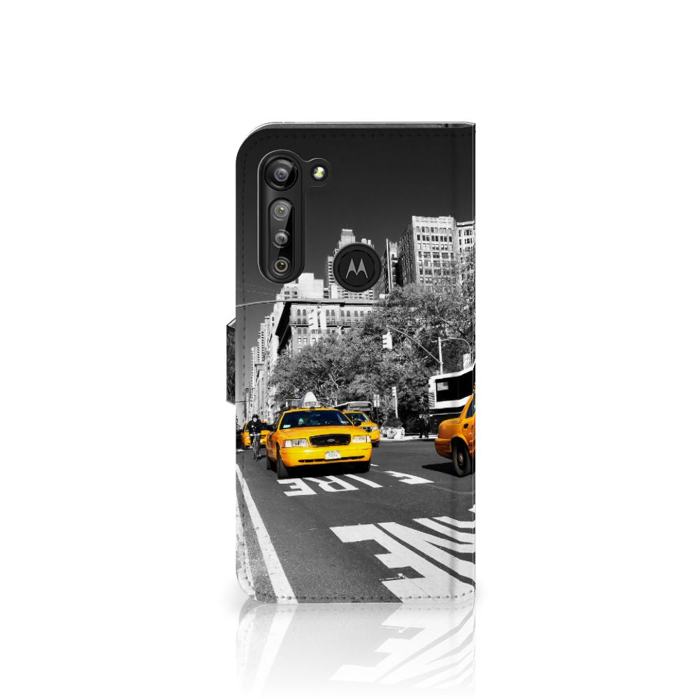 Motorola G8 Power Flip Cover New York Taxi