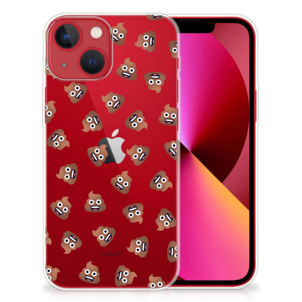 TPU bumper voor Apple iPhone 13 Poep Emojis B2C Telecom