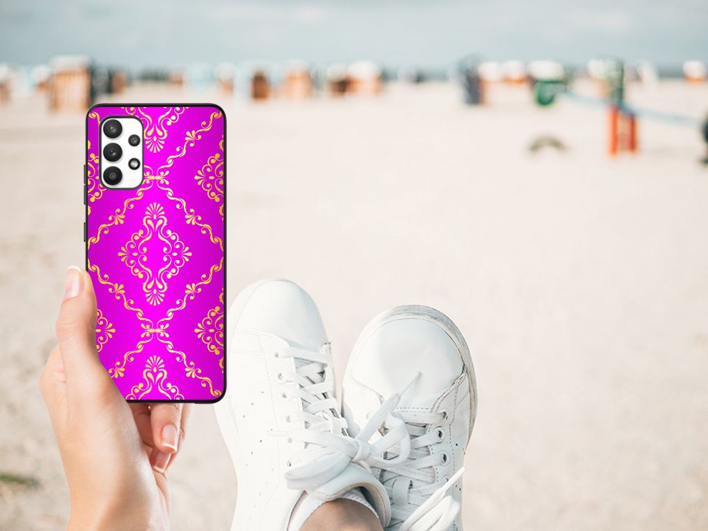 Back Cover Samsung Galaxy A32 4G | A32 5G Enterprise Editie Barok Roze B2C Telecom