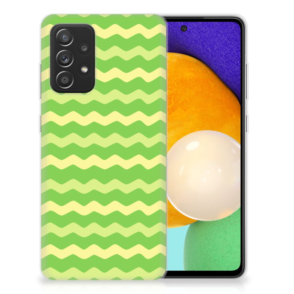Samsung Galaxy A52 (5G/4G) TPU bumper Waves Green B2C Telecom