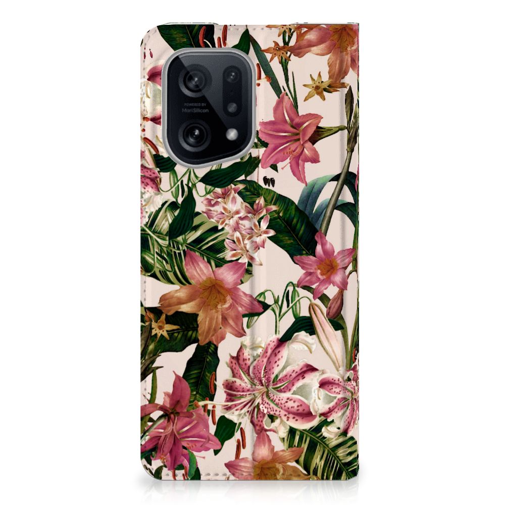 OPPO Find X5 Smart Cover Flowers - B2C Telecom