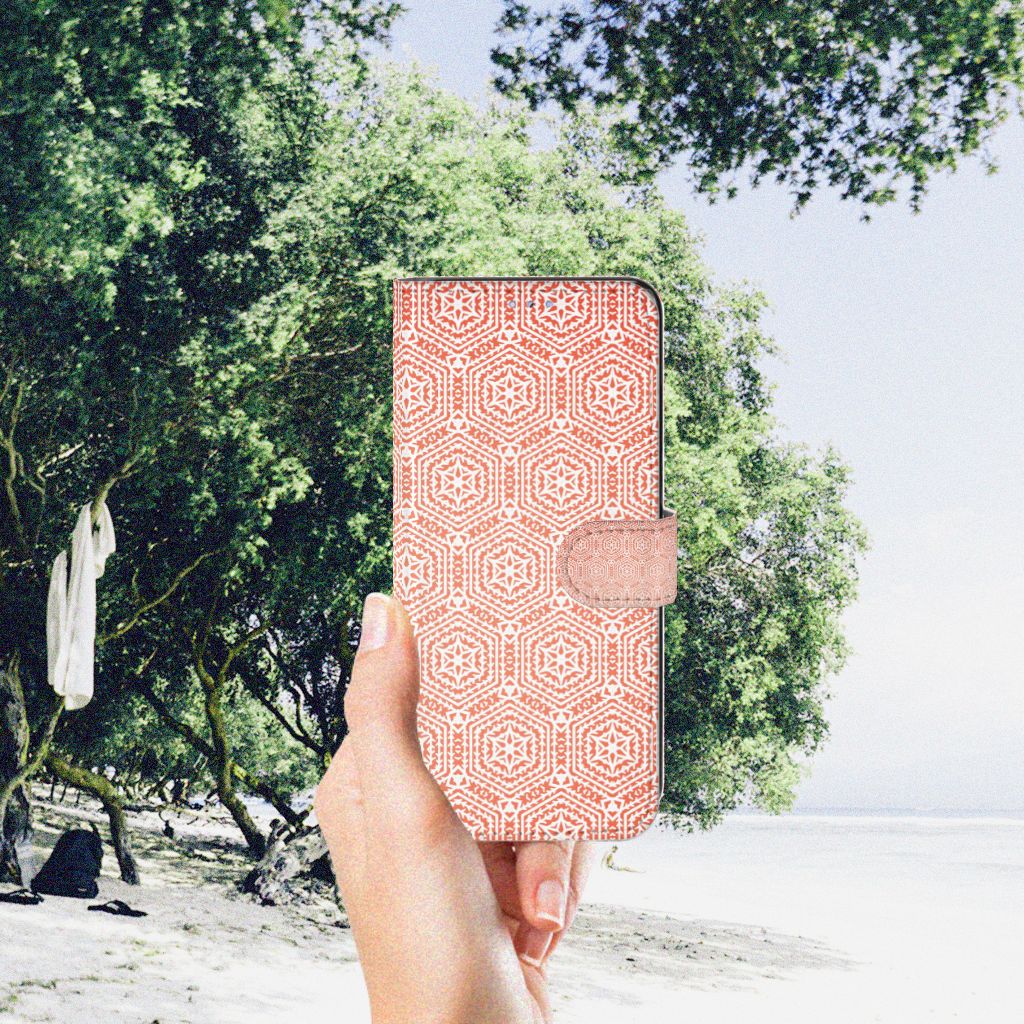 Motorola Moto G31 | G41 Telefoon Hoesje Pattern Orange