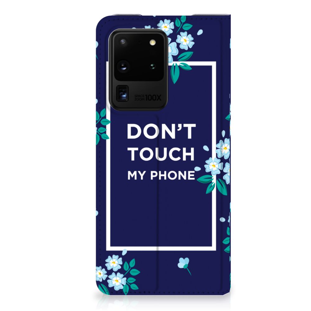 Samsung Galaxy S20 Ultra Design Case Flowers Blue DTMP - B2C Telecom