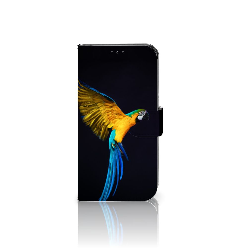 Samsung Galaxy S7 Edge Telefoonhoesje met Pasjes Papegaai