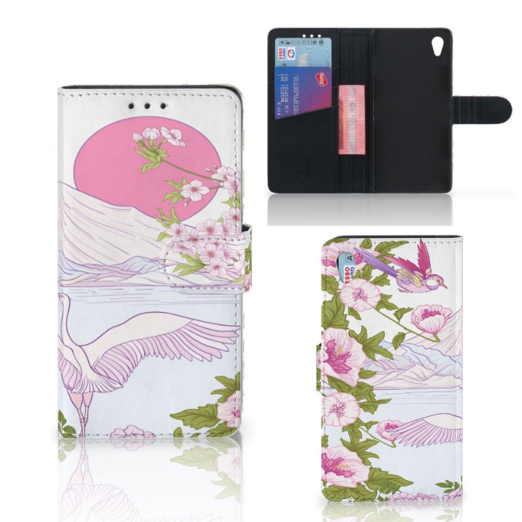 Sony Xperia Z3 Telefoonhoesje met Pasjes Bird Standing