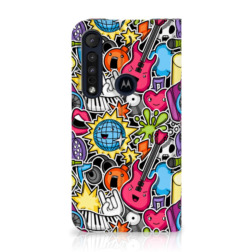Motorola G8 Plus Hippe Standcase Punk Rock - B2C Telecom