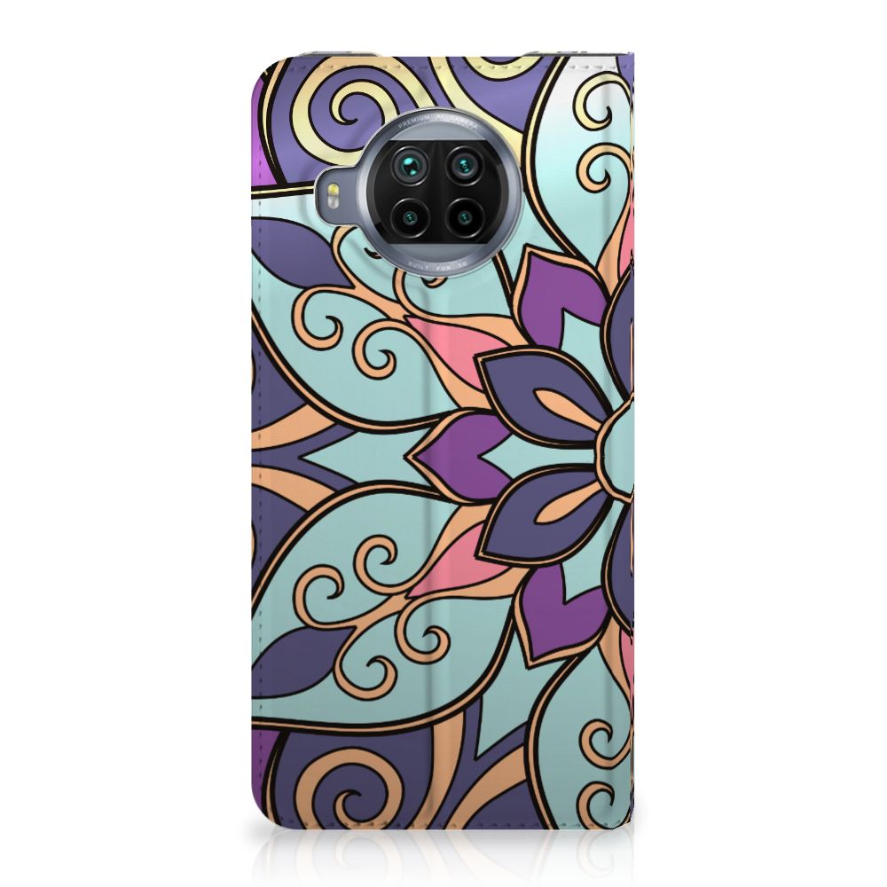 Xiaomi Mi 10T Lite Smart Cover Purple Flower - B2C Telecom