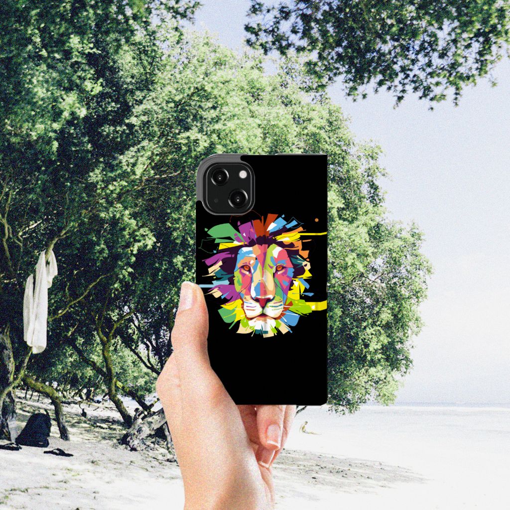 iPhone 13 Magnet Case Lion Color