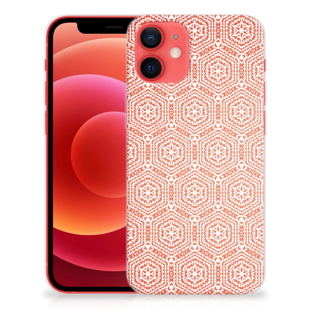iPhone 12 Mini TPU bumper Pattern Orange B2C Telecom