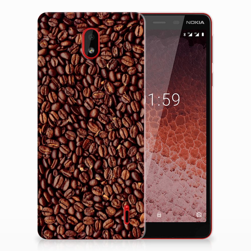 Nokia 1 Plus Siliconen Case Koffiebonen