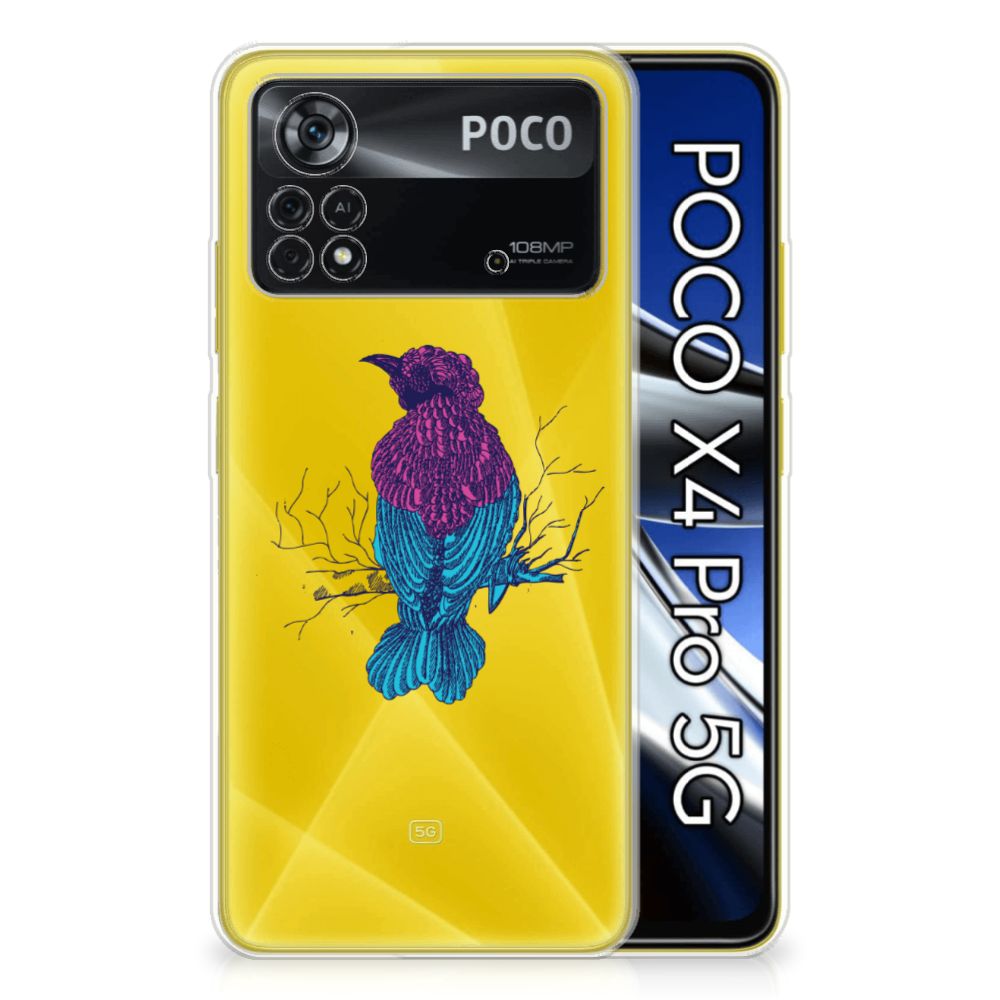 Xiaomi Poco X4 Pro 5G Telefoonhoesje met Naam Merel B2C Telecom