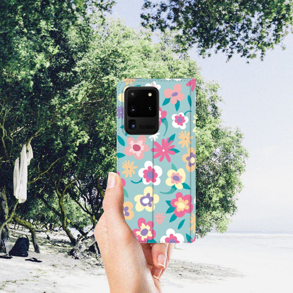 Samsung Galaxy S20 Ultra Smart Cover Flower Power - B2C Telecom