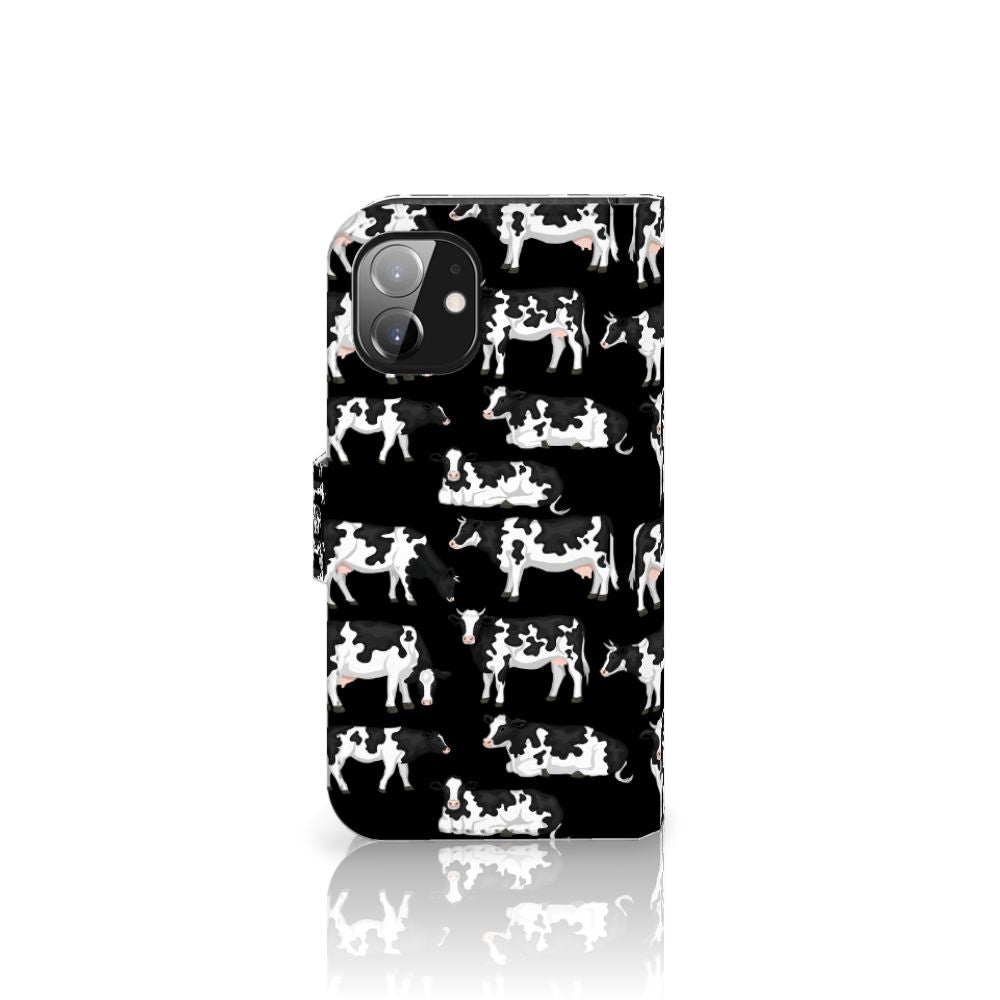 Apple iPhone 12 Mini Telefoonhoesje met Pasjes Koetjes
