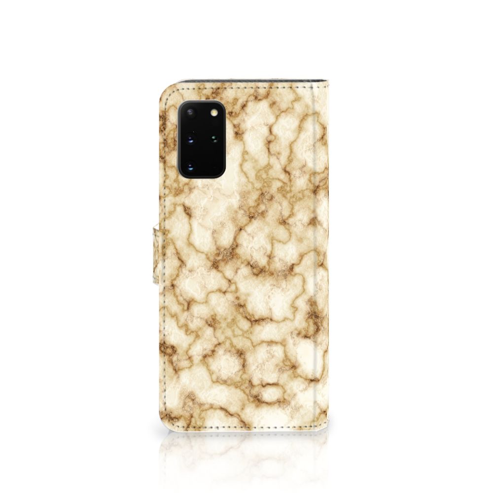 Samsung Galaxy S20 Plus Bookcase Marmer Goud