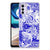 Silicone Back Case Motorola Moto G42 Angel Skull Blauw