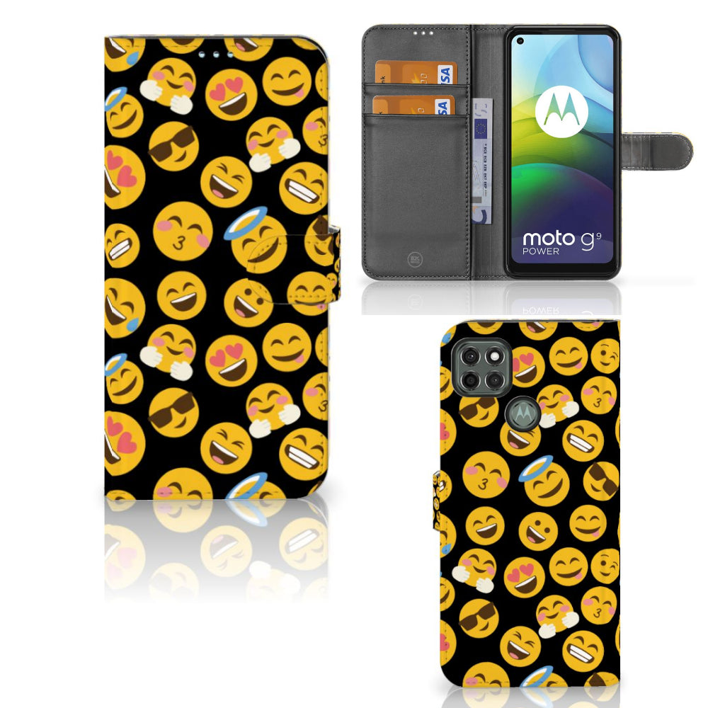 Motorola Moto G9 Power Telefoon Hoesje Emoji