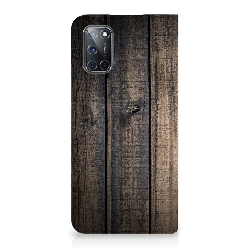 OPPO A52 | A72 Book Wallet Case Steigerhout - B2C Telecom