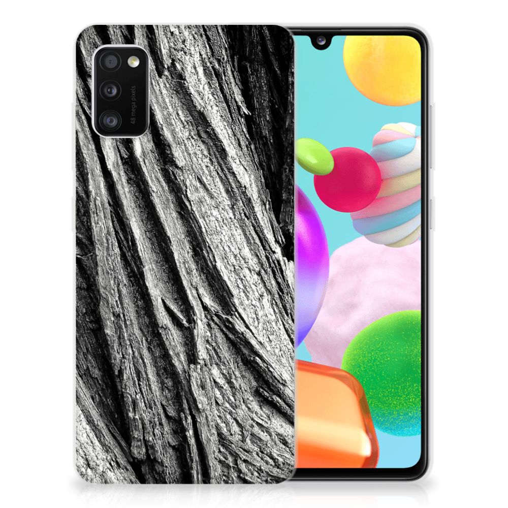 Bumper Hoesje Samsung Galaxy A41 Boomschors Grijs B2C Telecom