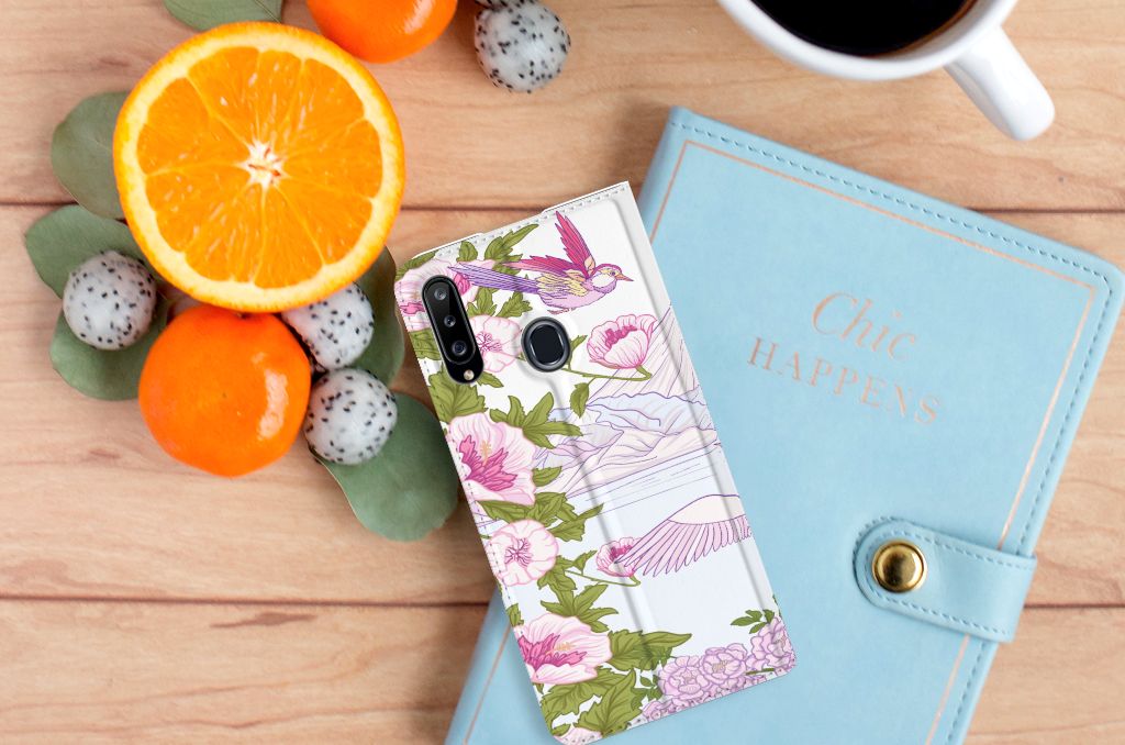 Samsung Galaxy A20s Hoesje maken Bird Standing - B2C Telecom