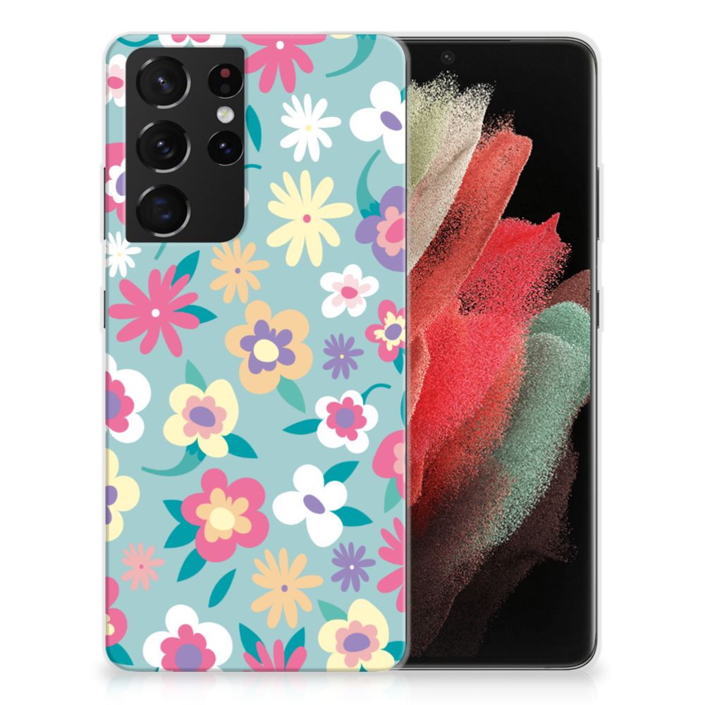 Samsung Galaxy S21 Ultra TPU Case Flower Power