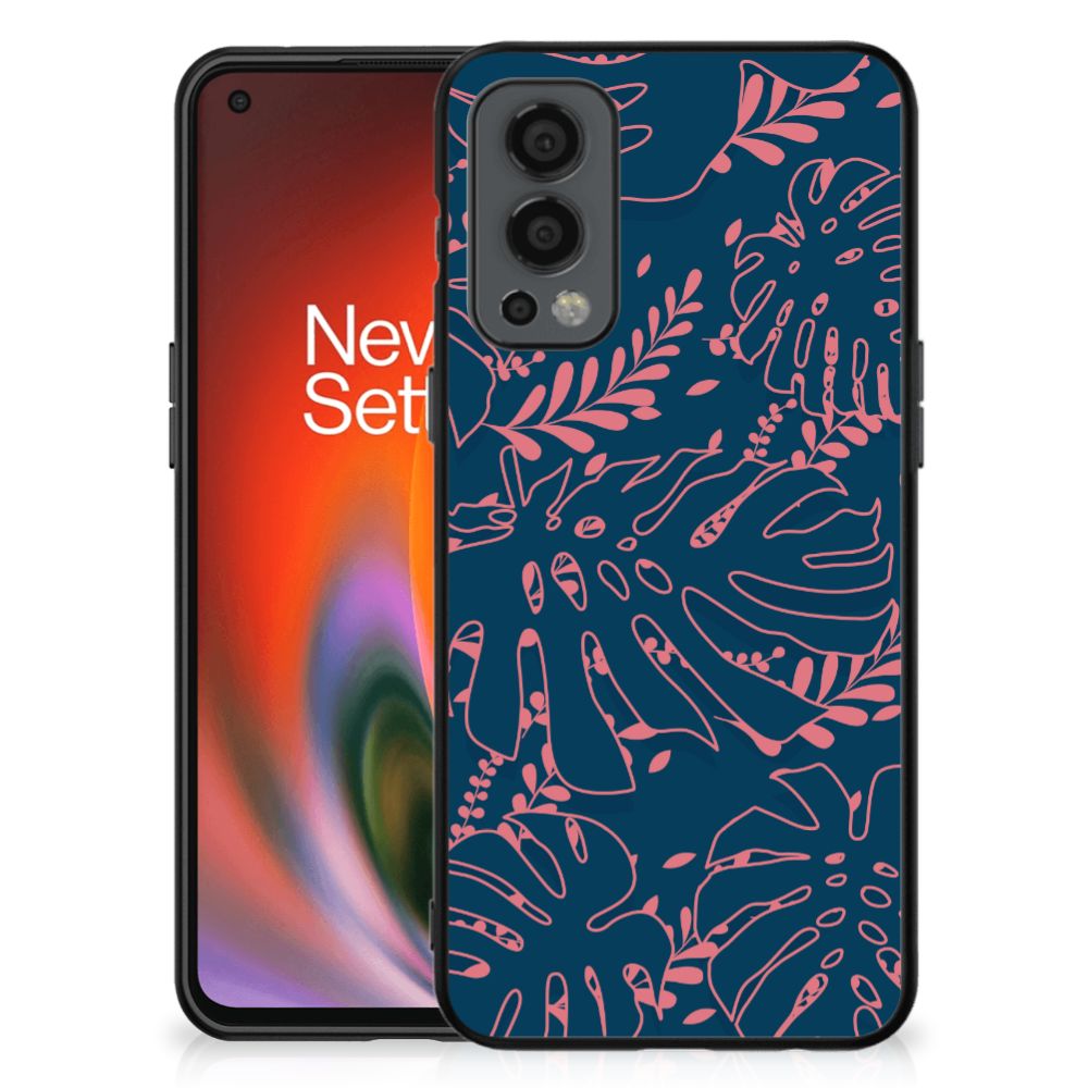 OnePlus Nord 2 Bloemen Hoesje Palm Leaves