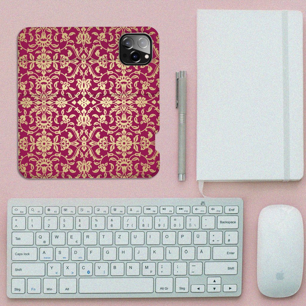 Telefoon Hoesje iPhone 14 Pro Max Barok Pink