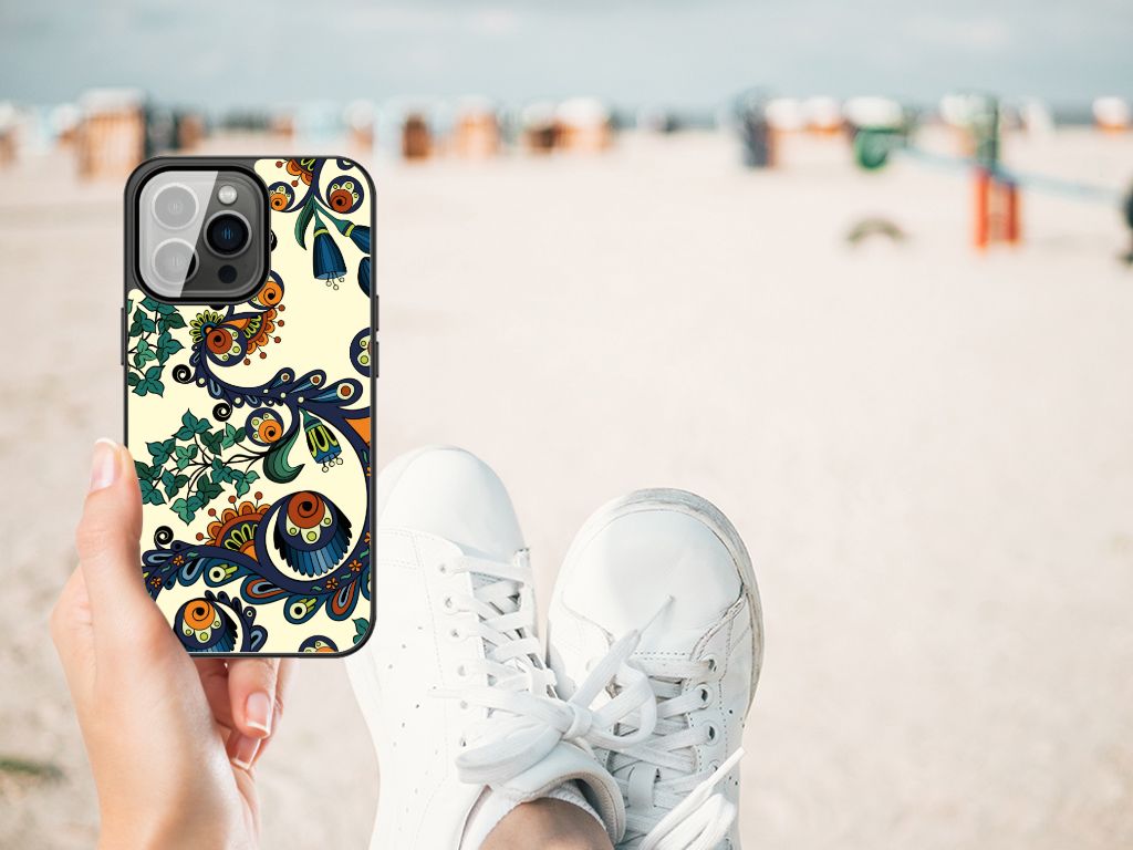 Back Cover iPhone 13 Pro Max Barok Flower B2C Telecom