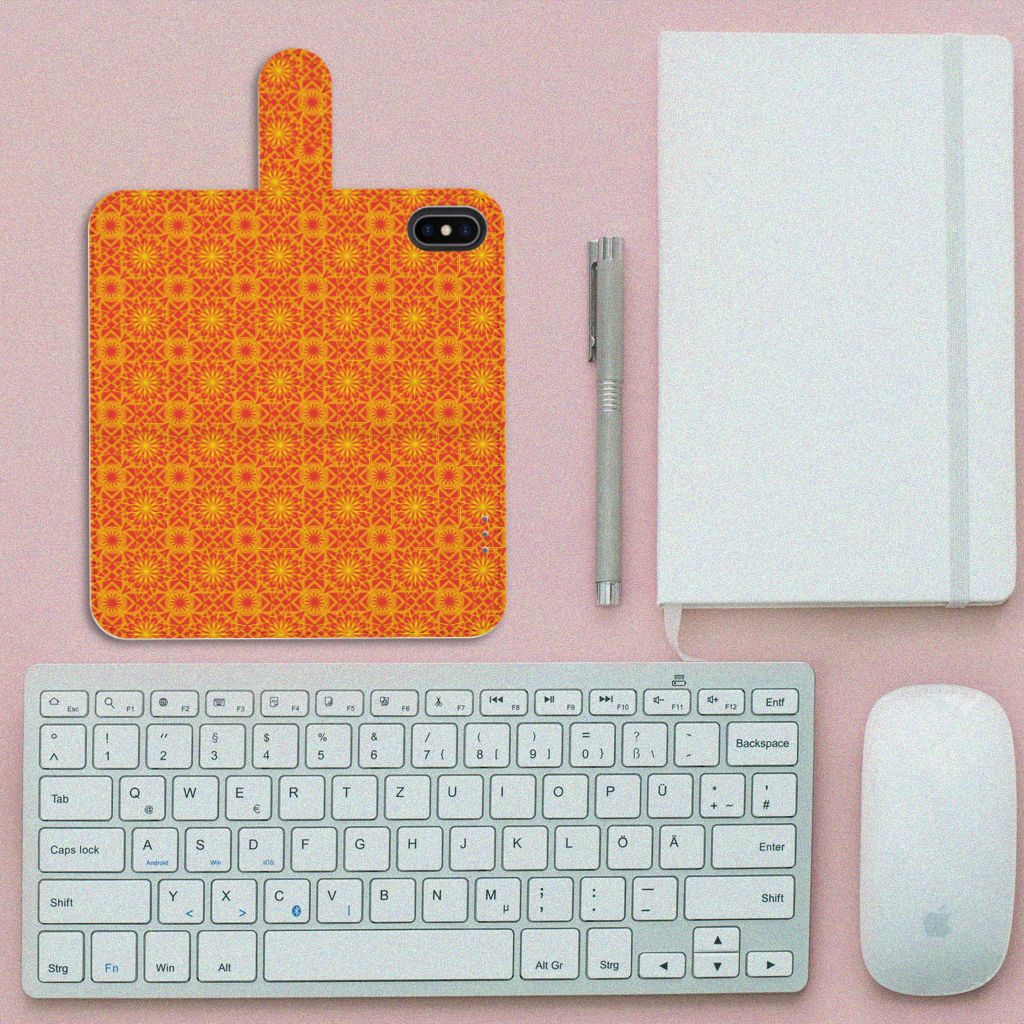 Apple iPhone X | Xs Telefoon Hoesje Batik Oranje