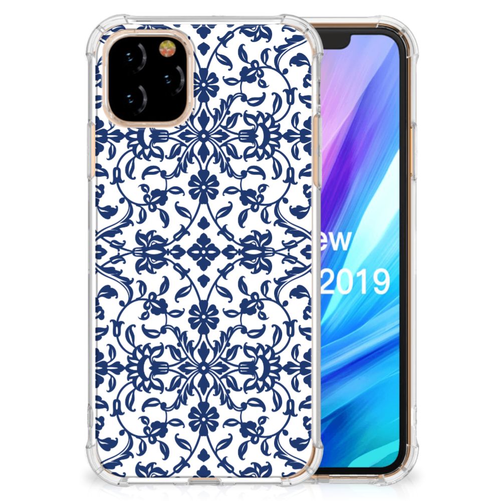 Apple iPhone 11 Pro Case Flower Blue