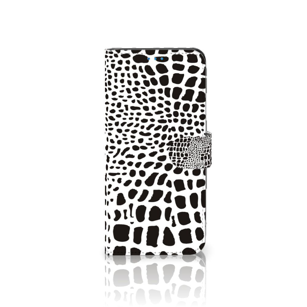 Motorola Moto E32 | Moto E32s Telefoonhoesje met Pasjes Slangenprint