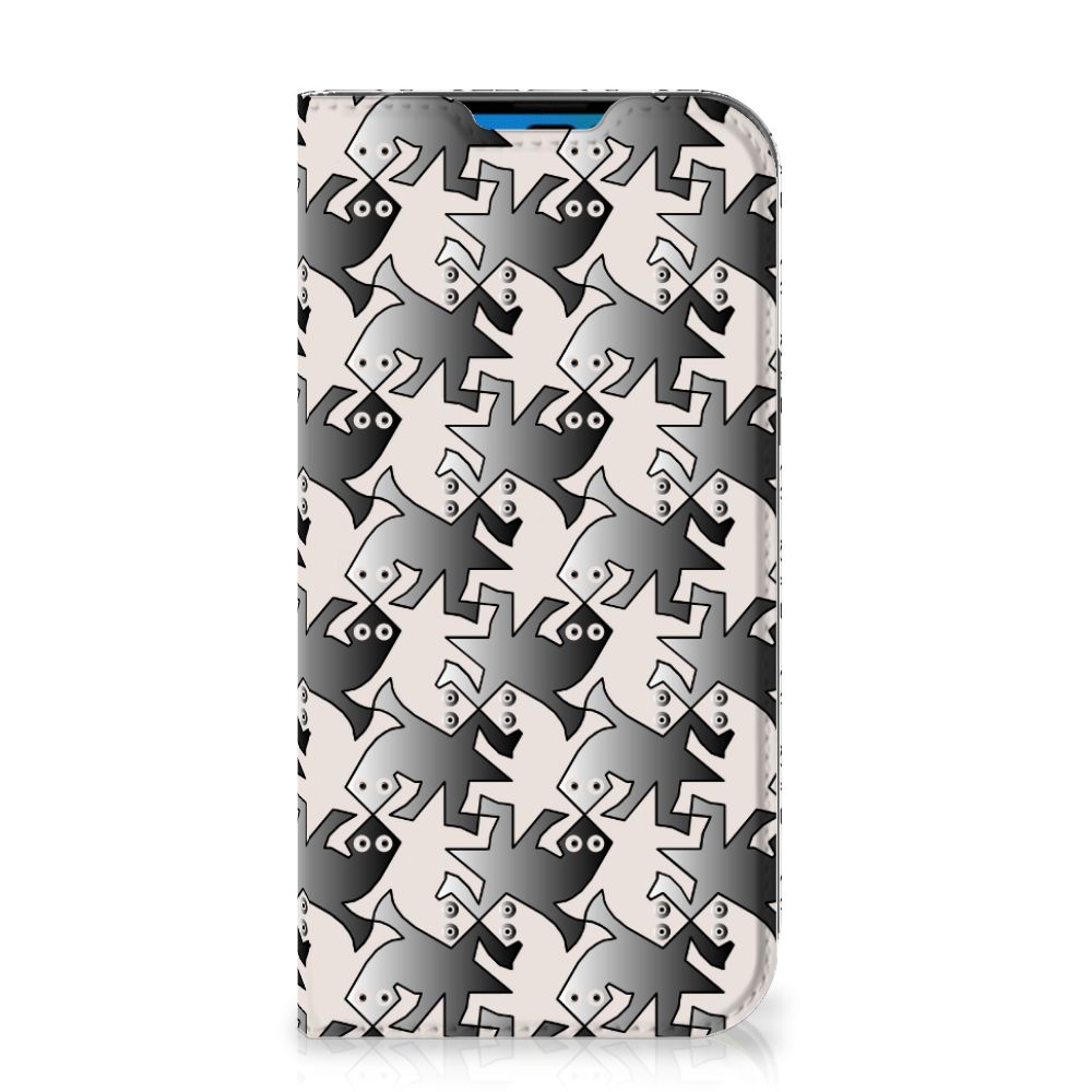 iPhone 14 Pro Hoesje maken Salamander Grey - B2C Telecom