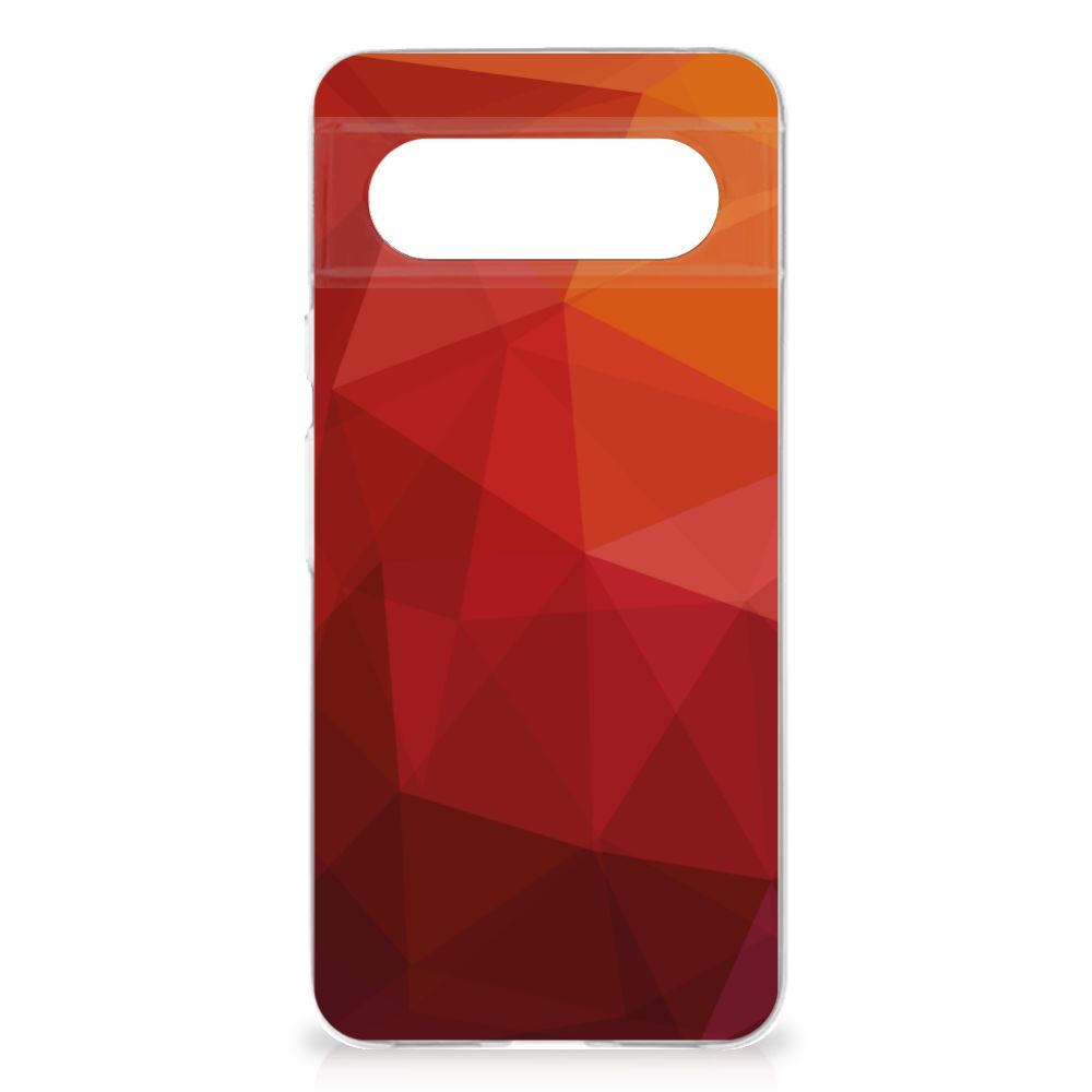 TPU Hoesje voor Google Pixel 8 Polygon Red