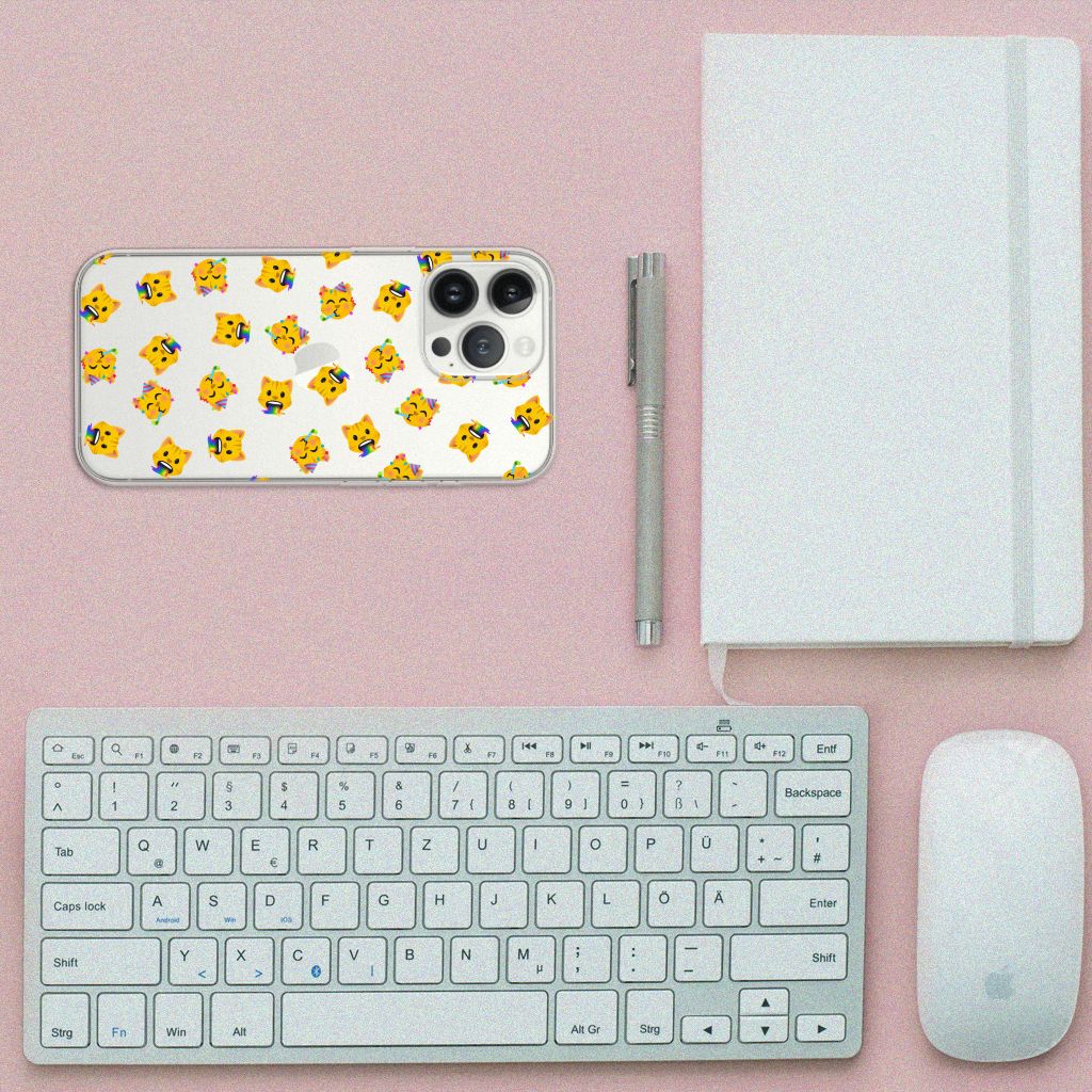 TPU bumper voor iPhone 13 Pro Max Katten Emojis B2C Telecom