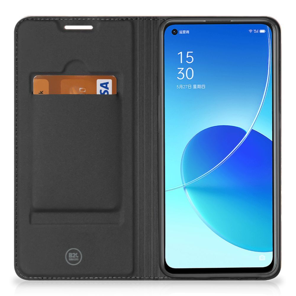 OPPO Reno6 5G Standcase Marmer Bruin