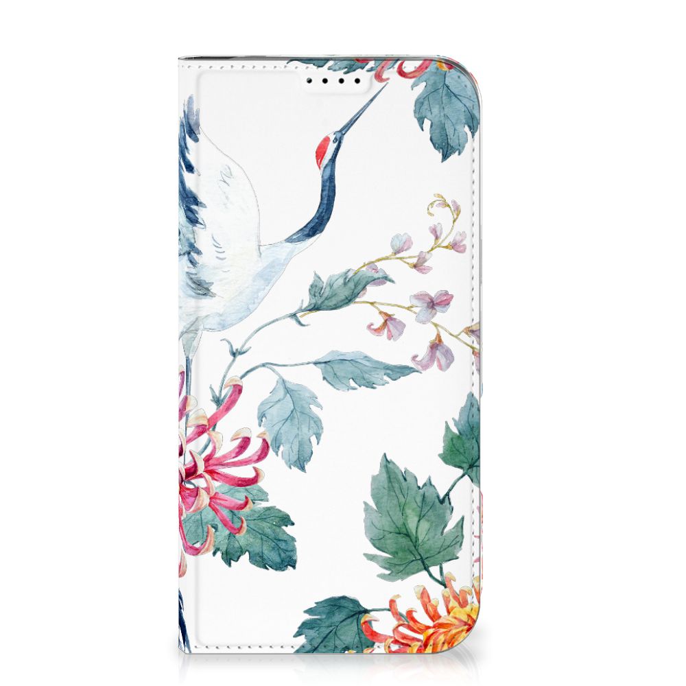 iPhone 16 Plus Hoesje maken Bird Flowers