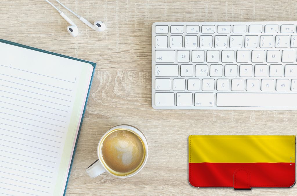 OnePlus Nord N100 Bookstyle Case Belgische Vlag