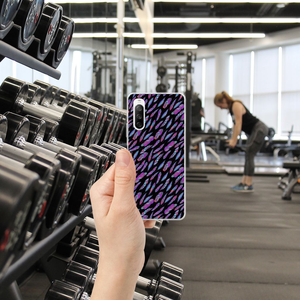 Sony Xperia 10 III TPU bumper Feathers Color B2C Telecom