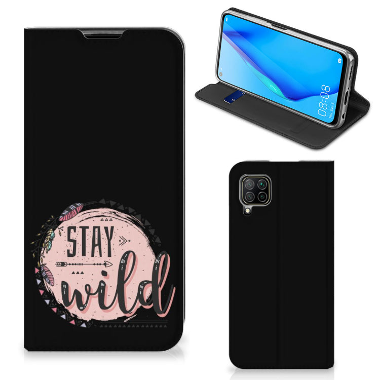 Huawei P40 Lite Magnet Case Boho Stay Wild