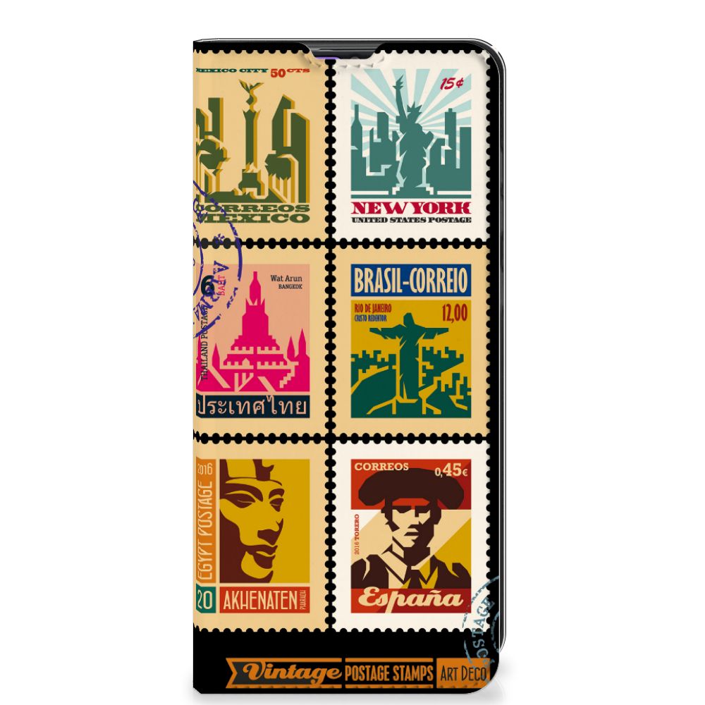 Samsung Galaxy A31 Book Cover Postzegels - B2C Telecom