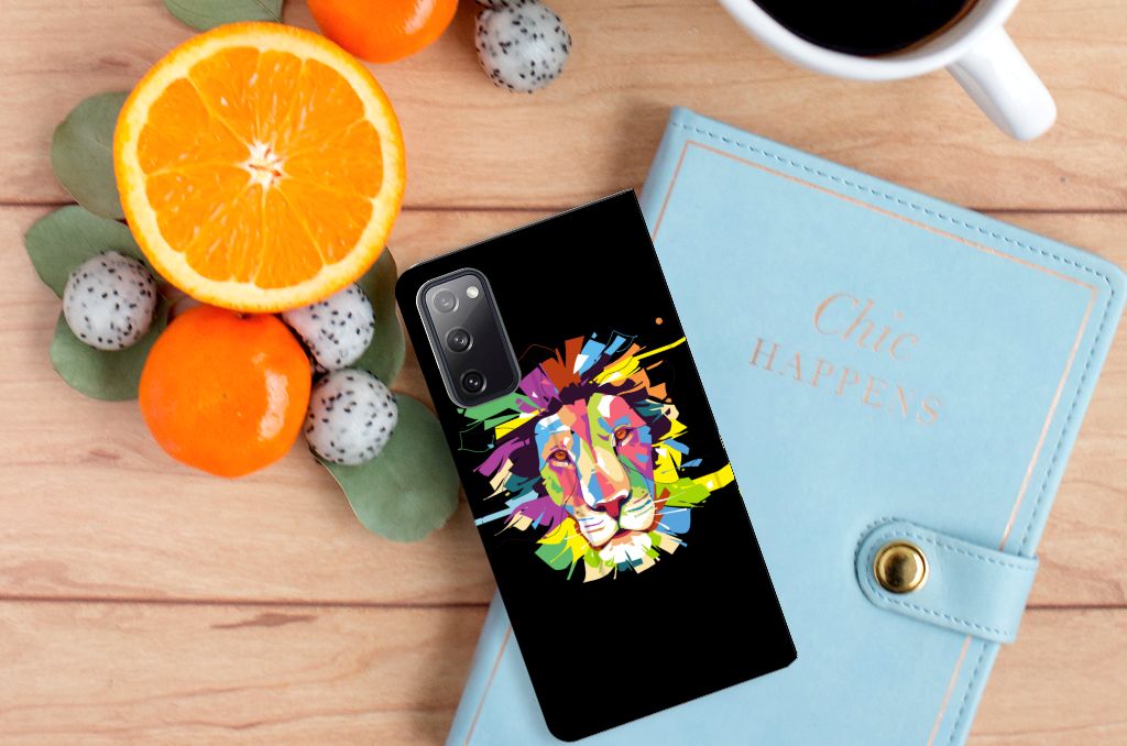 Samsung Galaxy S20 FE Magnet Case Lion Color - B2C Telecom